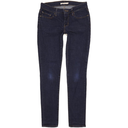 Levi's 711 Women Blue Skinny Slim Stretch Jeans W28 L30