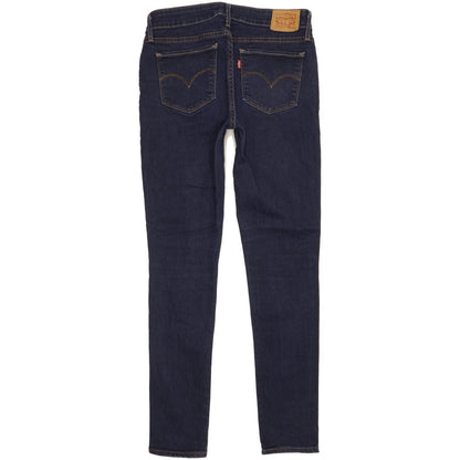 Levi's 711 Women Blue Skinny Slim Stretch Jeans W28 L30