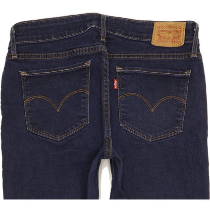 Levi's 711 Women Blue Skinny Slim Stretch Jeans W28 L30