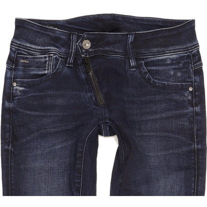 G-Star Lynn Women Blue Skinny Slim Stretch Jeans W27 L34