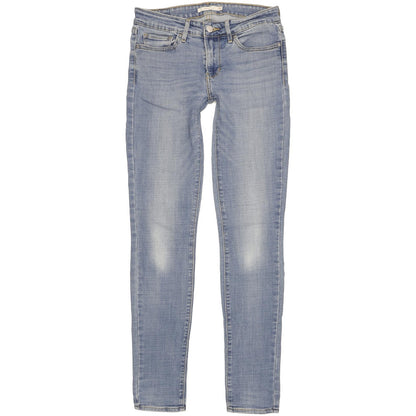 Levi's 711 Women Blue Skinny Slim Stretch Jeans W27 L32