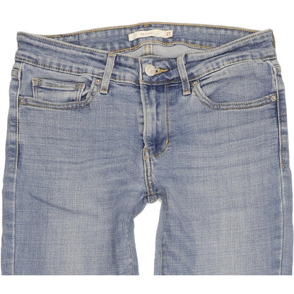 Levi's 711 Women Blue Skinny Slim Stretch Jeans W27 L32