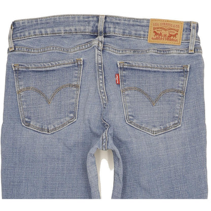 Levi's 711 Women Blue Skinny Slim Stretch Jeans W27 L32