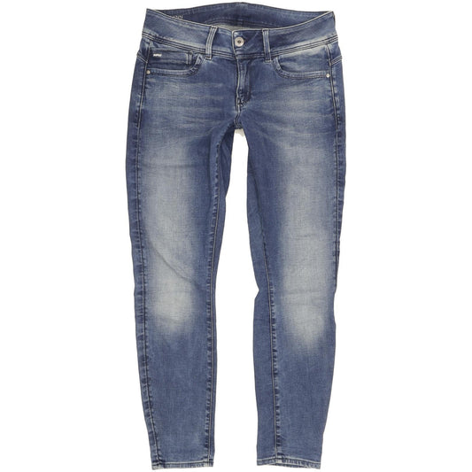 G-Star Lynn Women Blue Skinny Slim Stretch Jeans W30 L29
