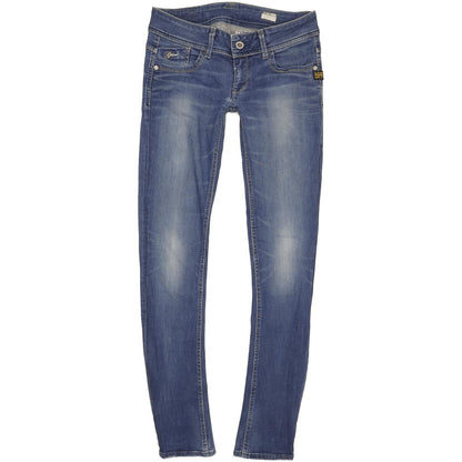 G-Star Lynn Women Blue Skinny Slim Stretch Jeans W29 L32