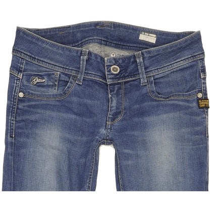 G-Star Lynn Women Blue Skinny Slim Stretch Jeans W29 L32