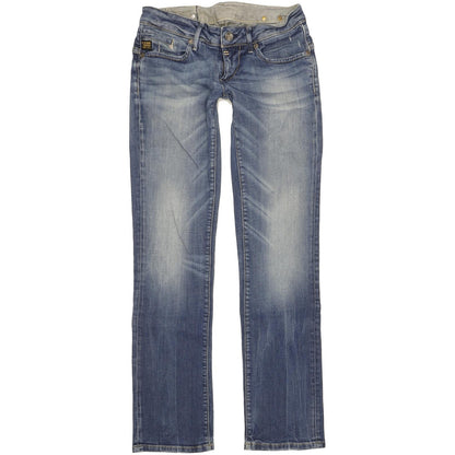 G-Star Midge Women Blue Straight Slim Stretch Jeans W29 L32