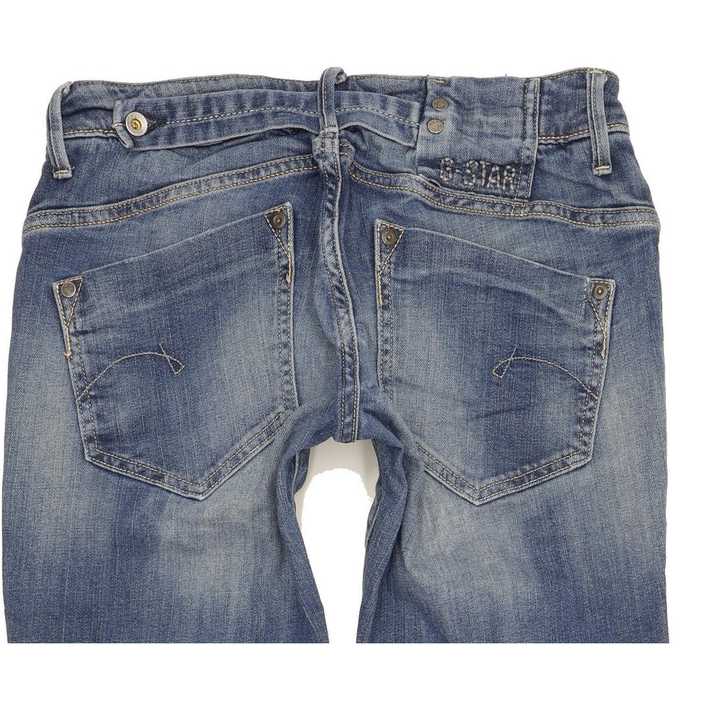 G-Star Midge Women Blue Straight Slim Stretch Jeans W29 L32