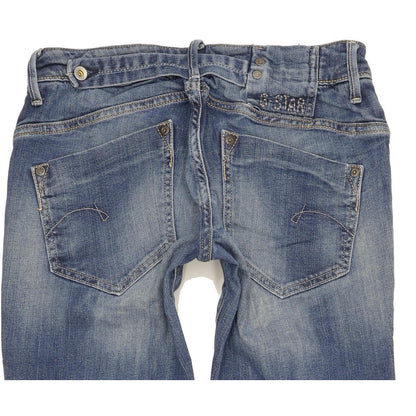 G-Star Midge Women Blue Straight Slim Stretch Jeans W29 L32