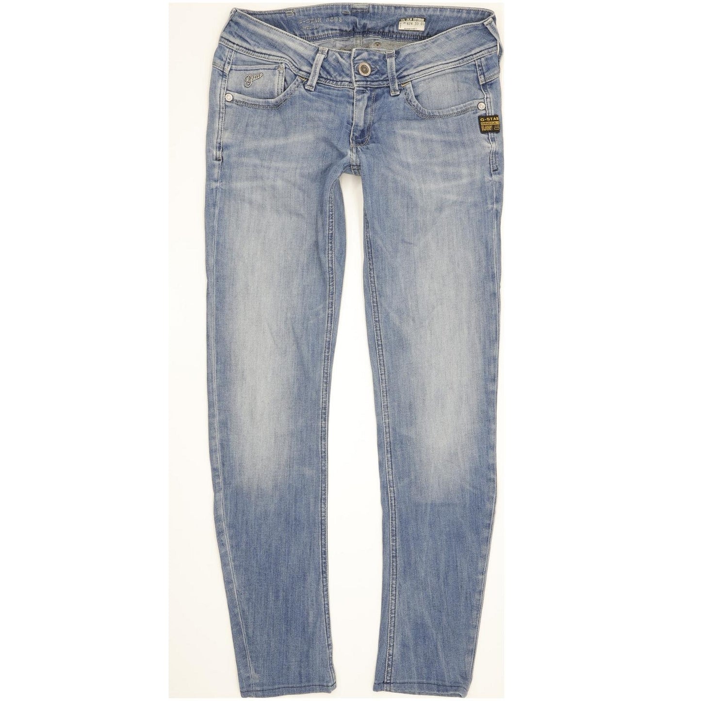 G-Star Women Blue Skinny Slim Jeans W28 L30