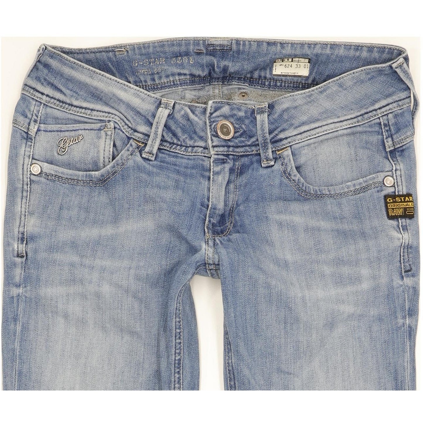G-Star Women Blue Skinny Slim Jeans W28 L30