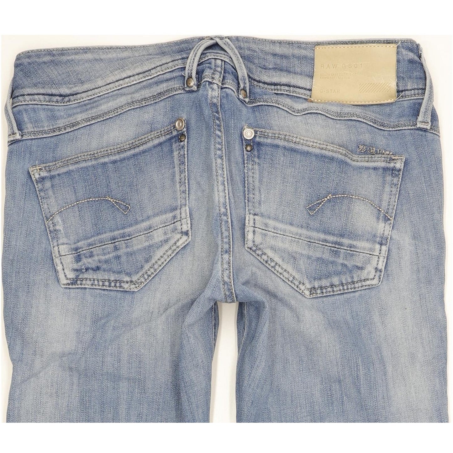 G-Star Women Blue Skinny Slim Jeans W28 L30