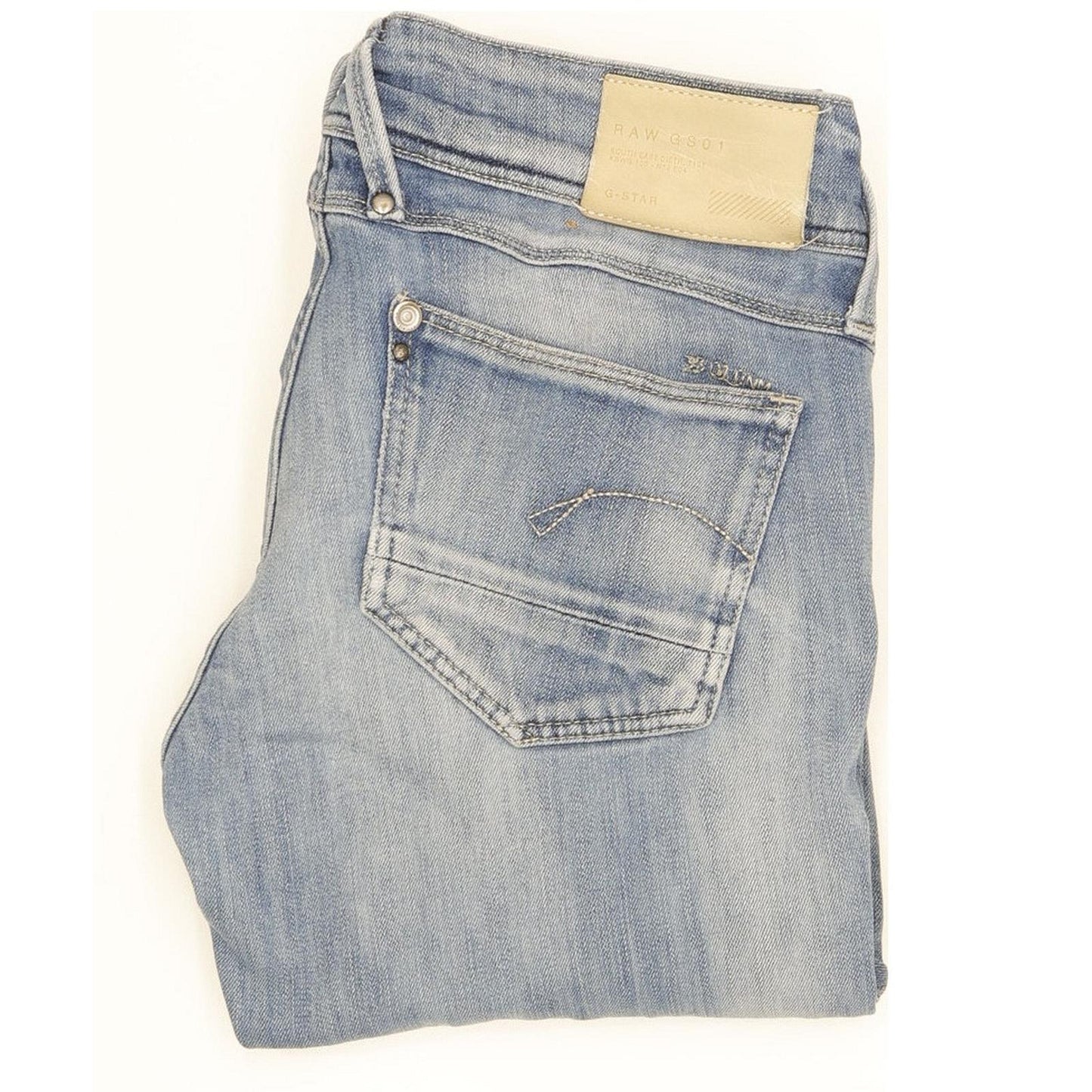 G-Star Women Blue Skinny Slim Jeans W28 L30