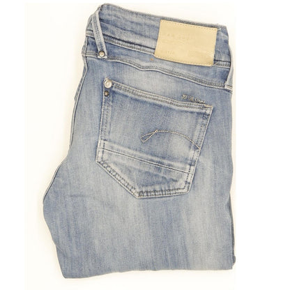 G-Star Women Blue Skinny Slim Jeans W28 L30