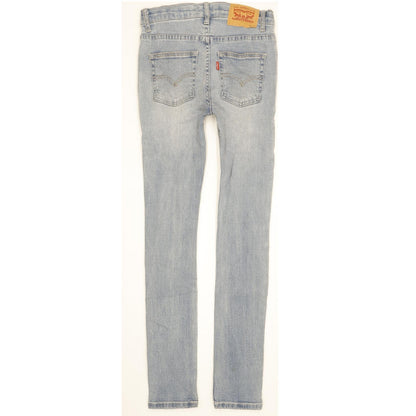 Levi's Kids Blue Skinny Slim Stretch Jeans W24 L29