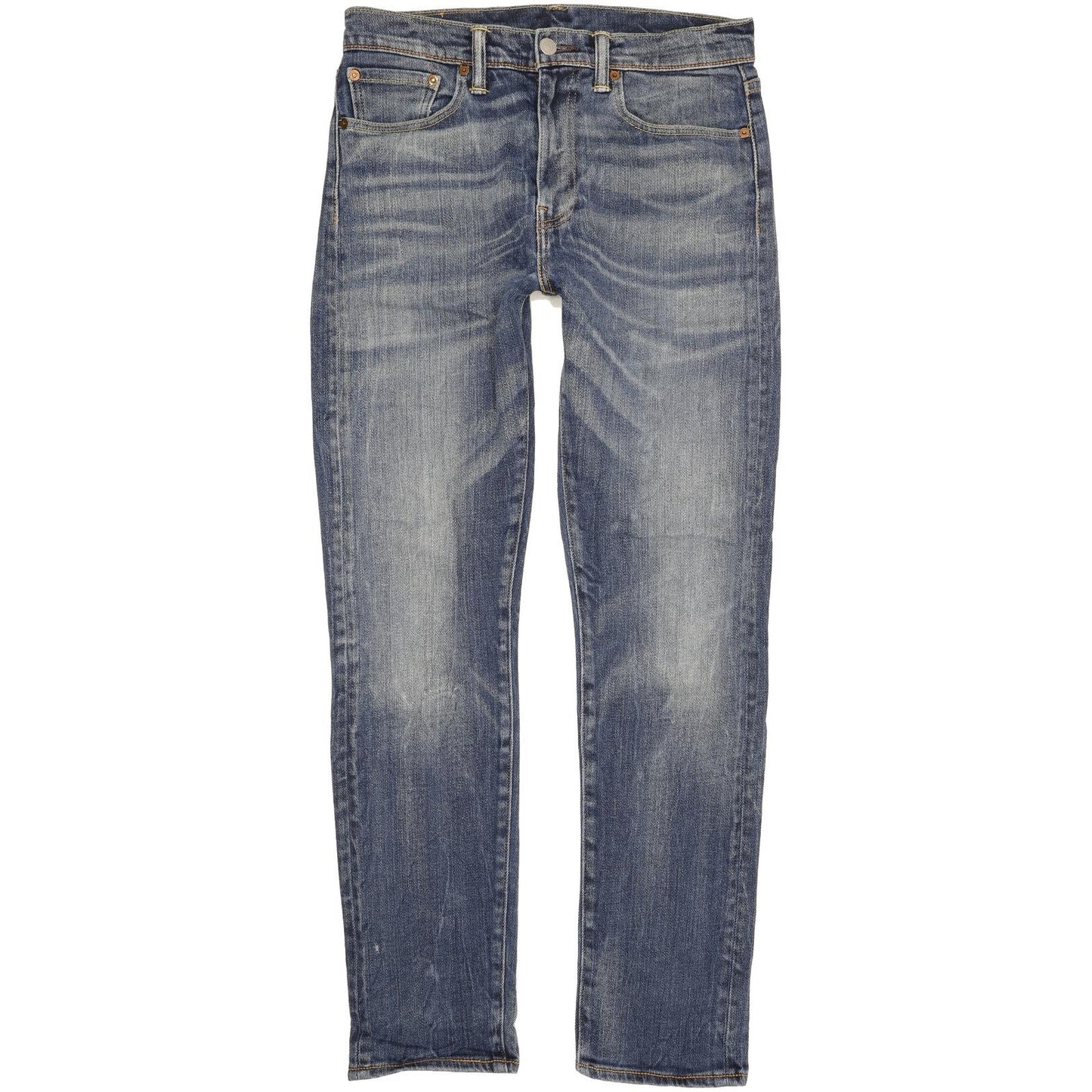 Levi's 522 Men Blue Straight Slim Jeans W29 L31