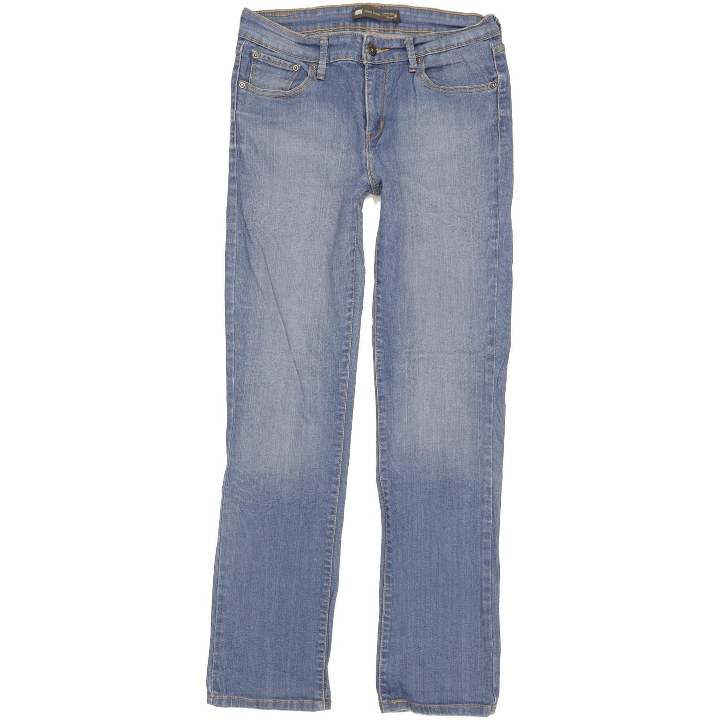 Levi's Demi Curve Women Blue Straight Slim Stretch Jeans W29 L31