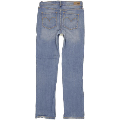 Levi's Demi Curve Women Blue Straight Slim Stretch Jeans W29 L31
