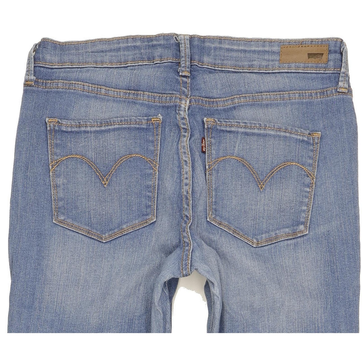 Levi's Demi Curve Women Blue Straight Slim Stretch Jeans W29 L31