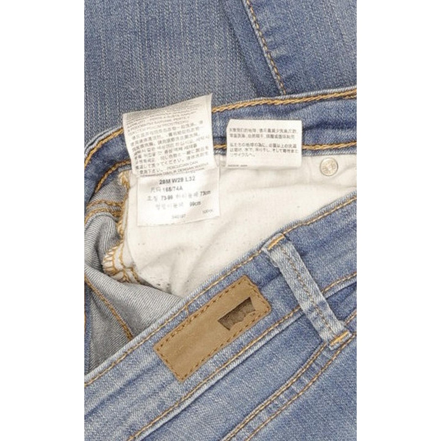 Levi's Demi Curve Women Blue Straight Slim Stretch Jeans W29 L31
