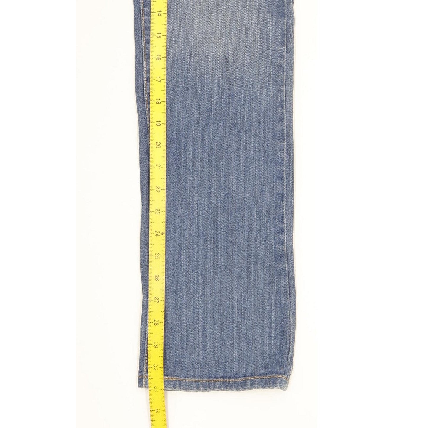 Levi's Demi Curve Women Blue Straight Slim Stretch Jeans W29 L31