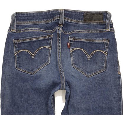 Levi's Bold Curve Women Blue Skinny Slim Stretch Jeans W26 L30
