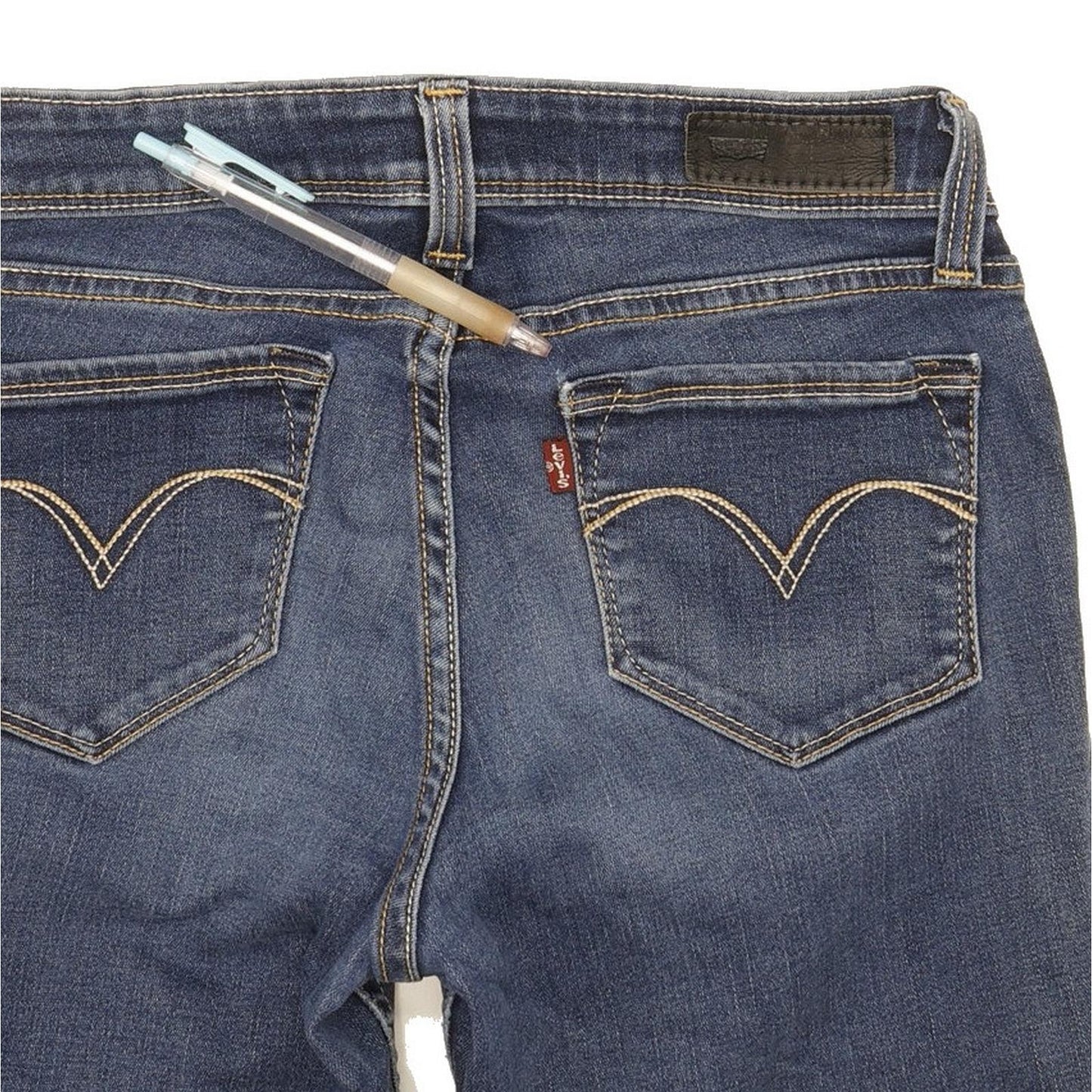 Levi's Bold Curve Women Blue Skinny Slim Stretch Jeans W26 L30