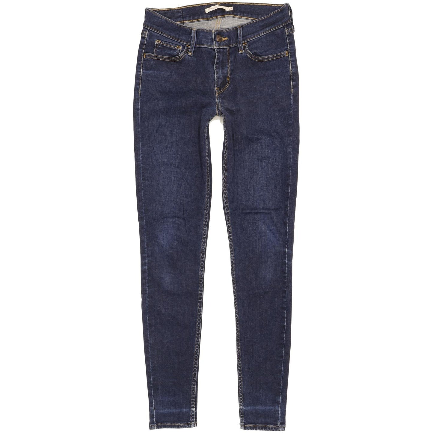 Levi's 710 Super Women Blue Skinny Slim Stretch Jeans W28 L30