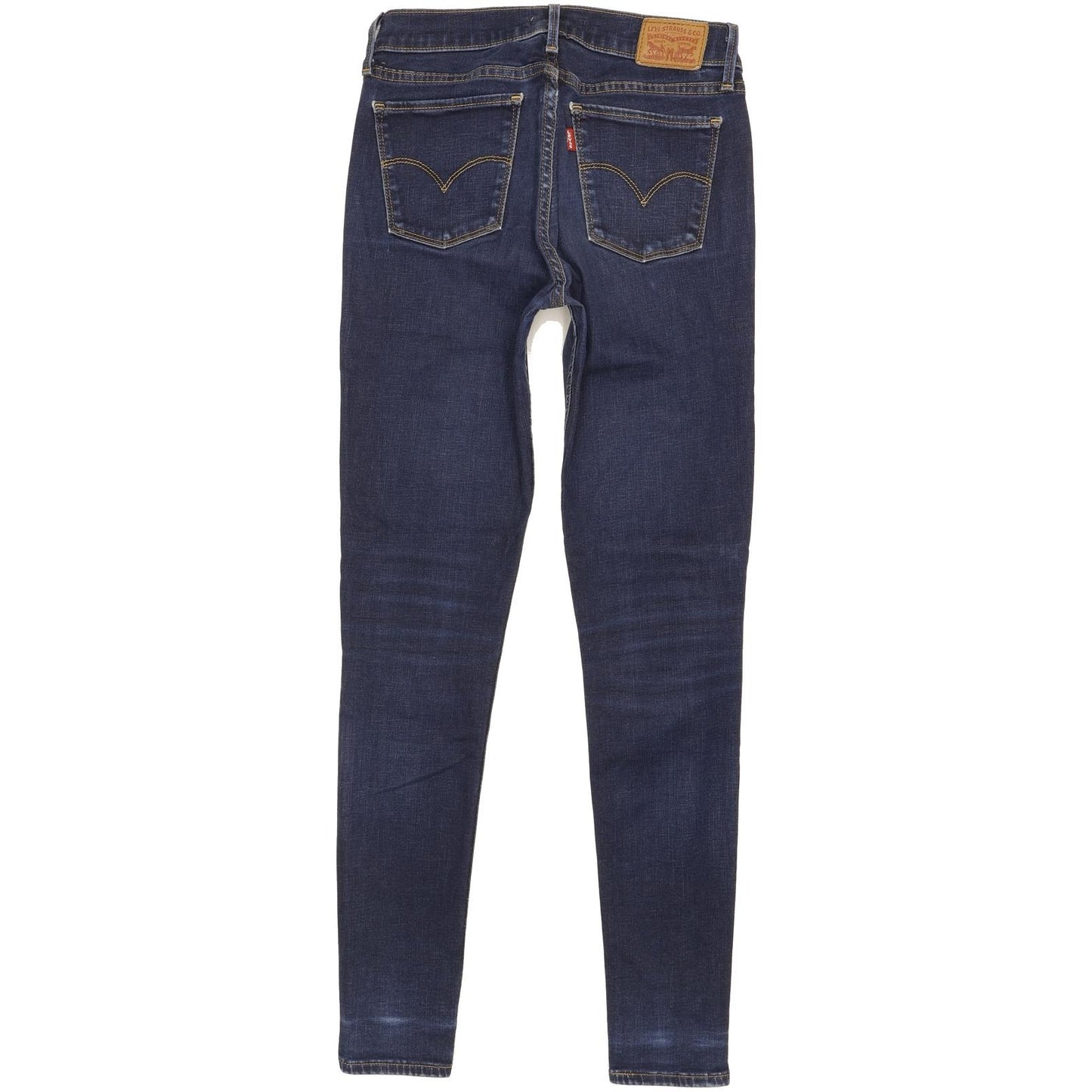 Levi's 710 Super Women Blue Skinny Slim Stretch Jeans W28 L30