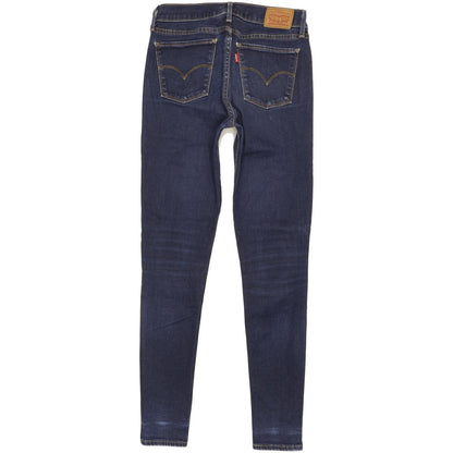 Levi's 710 Super Women Blue Skinny Slim Stretch Jeans W28 L30