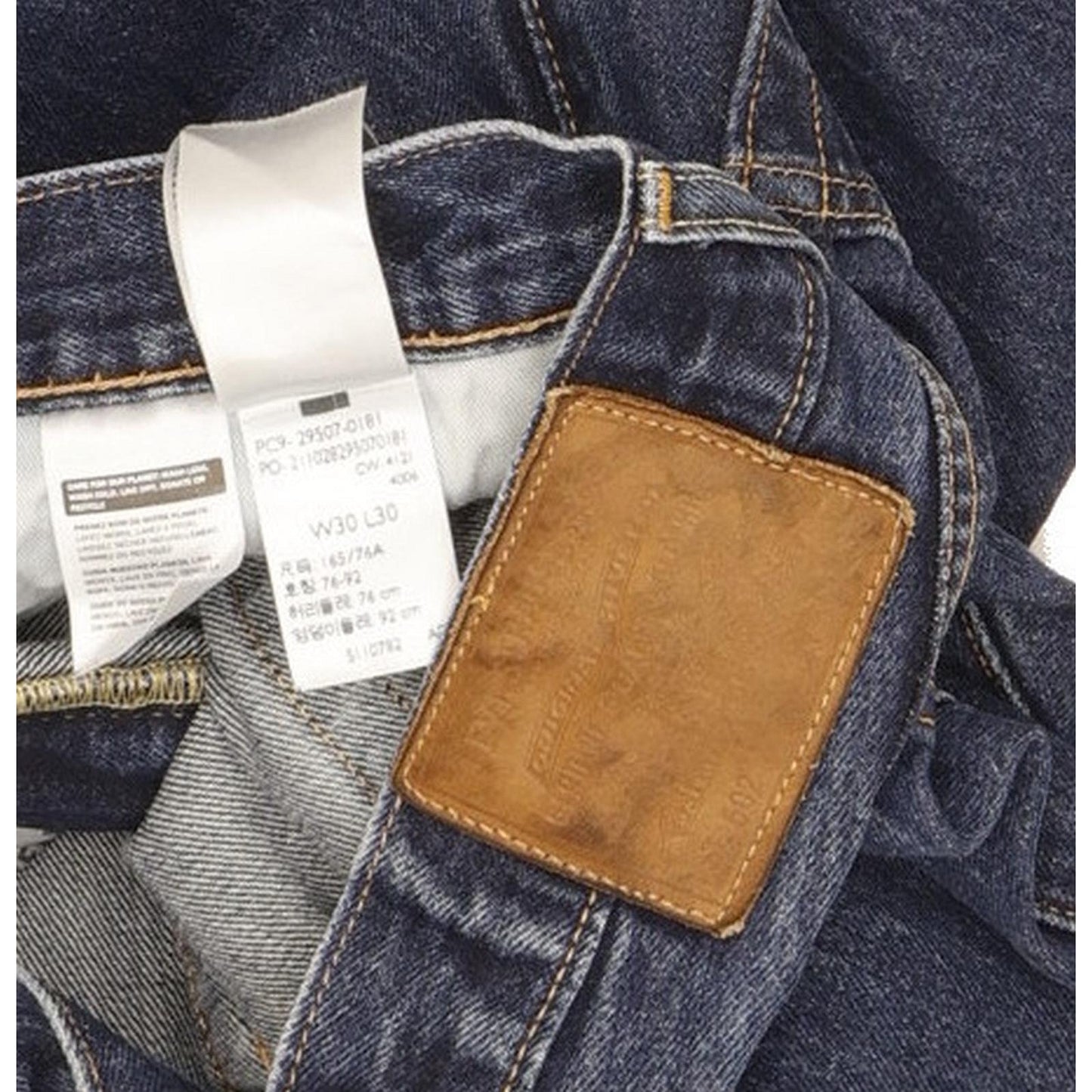 Levi's 502 Men Blue Tapered Regular Jeans W30 L27