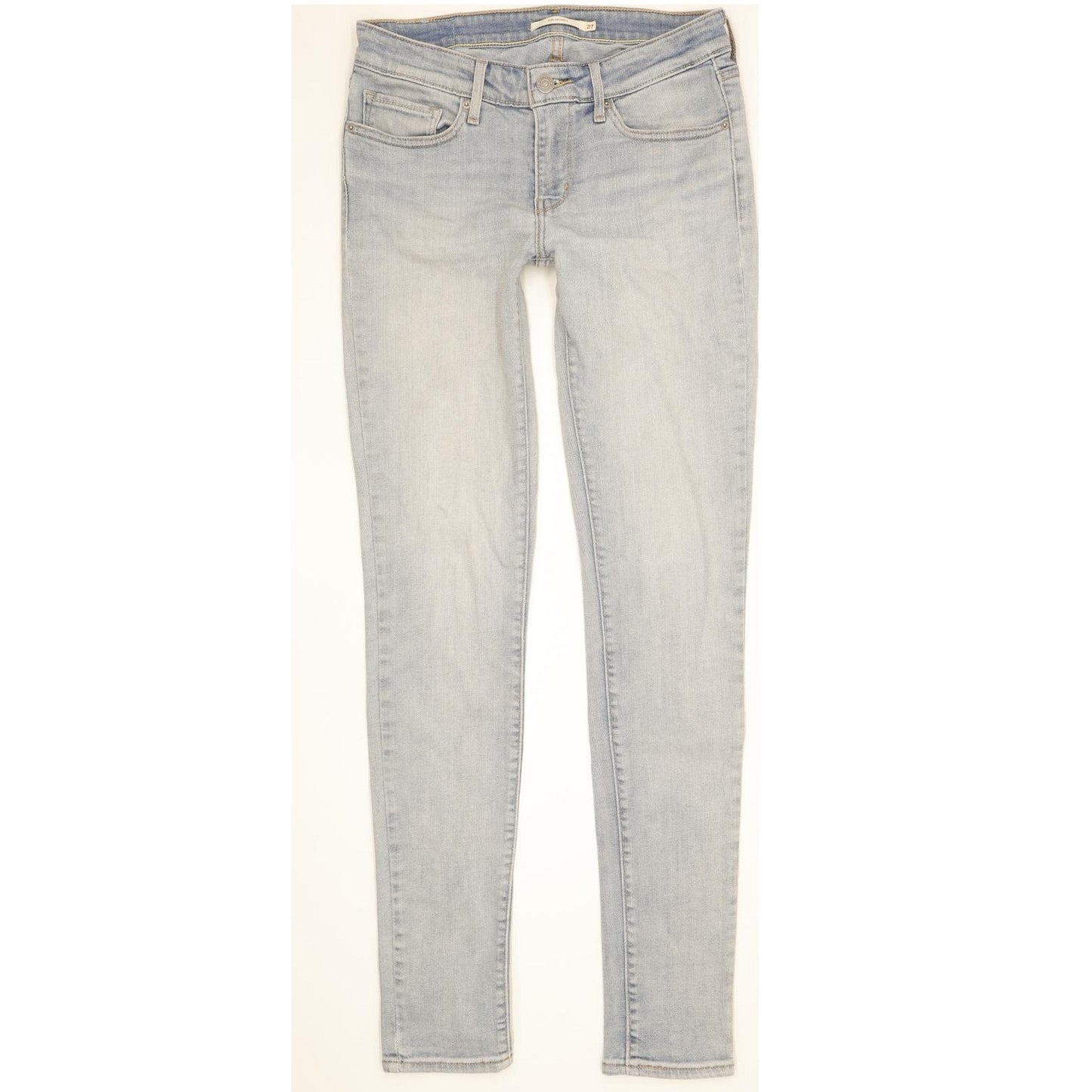 Levi's 711 Women Blue Skinny Slim Stretch Jeans W27 L32
