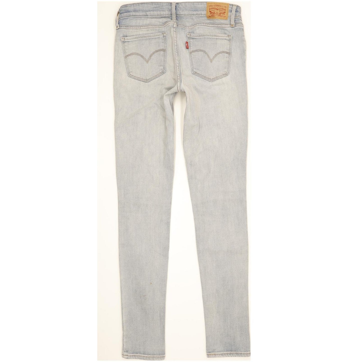 Levi's 711 Women Blue Skinny Slim Stretch Jeans W27 L32