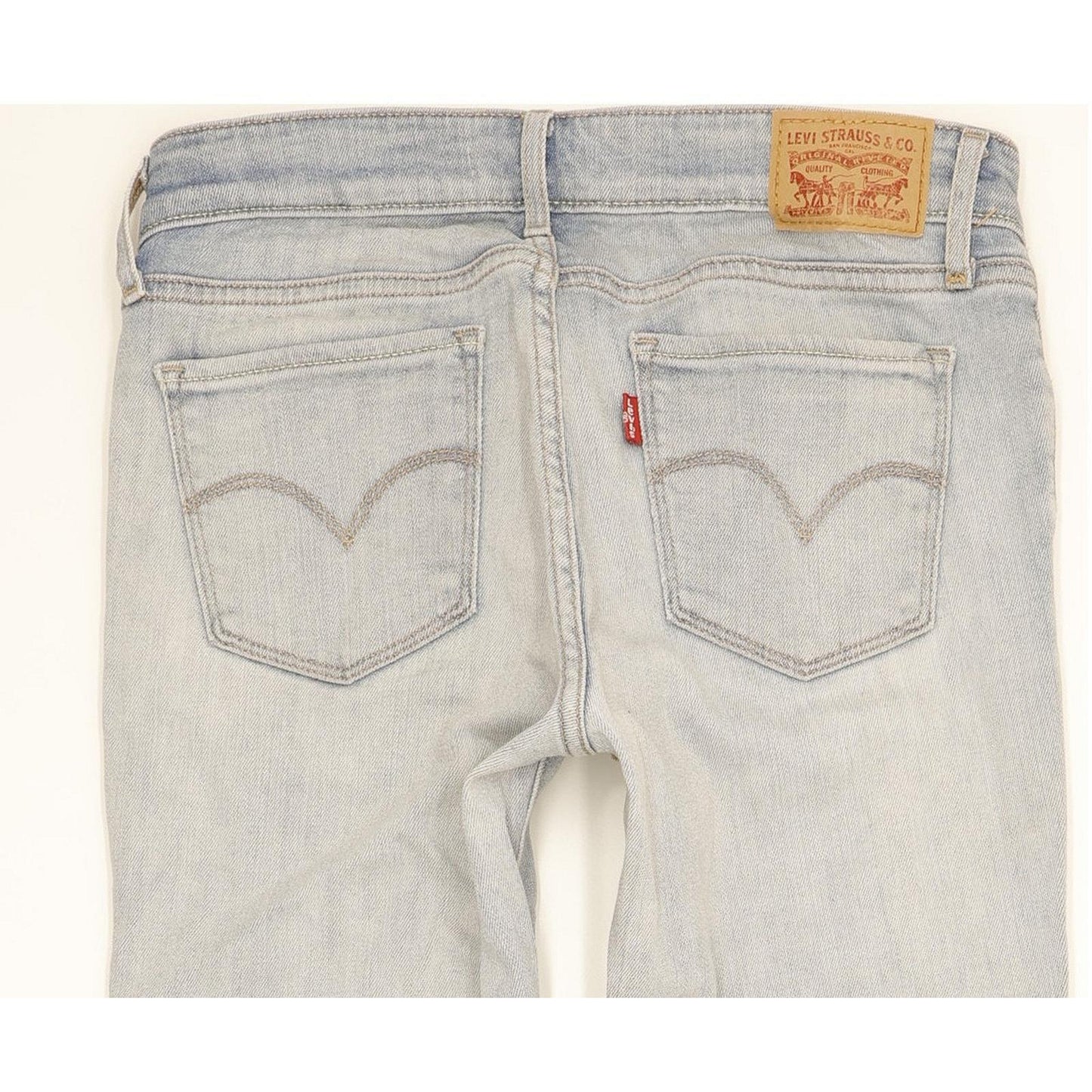 Levi's 711 Women Blue Skinny Slim Stretch Jeans W27 L32