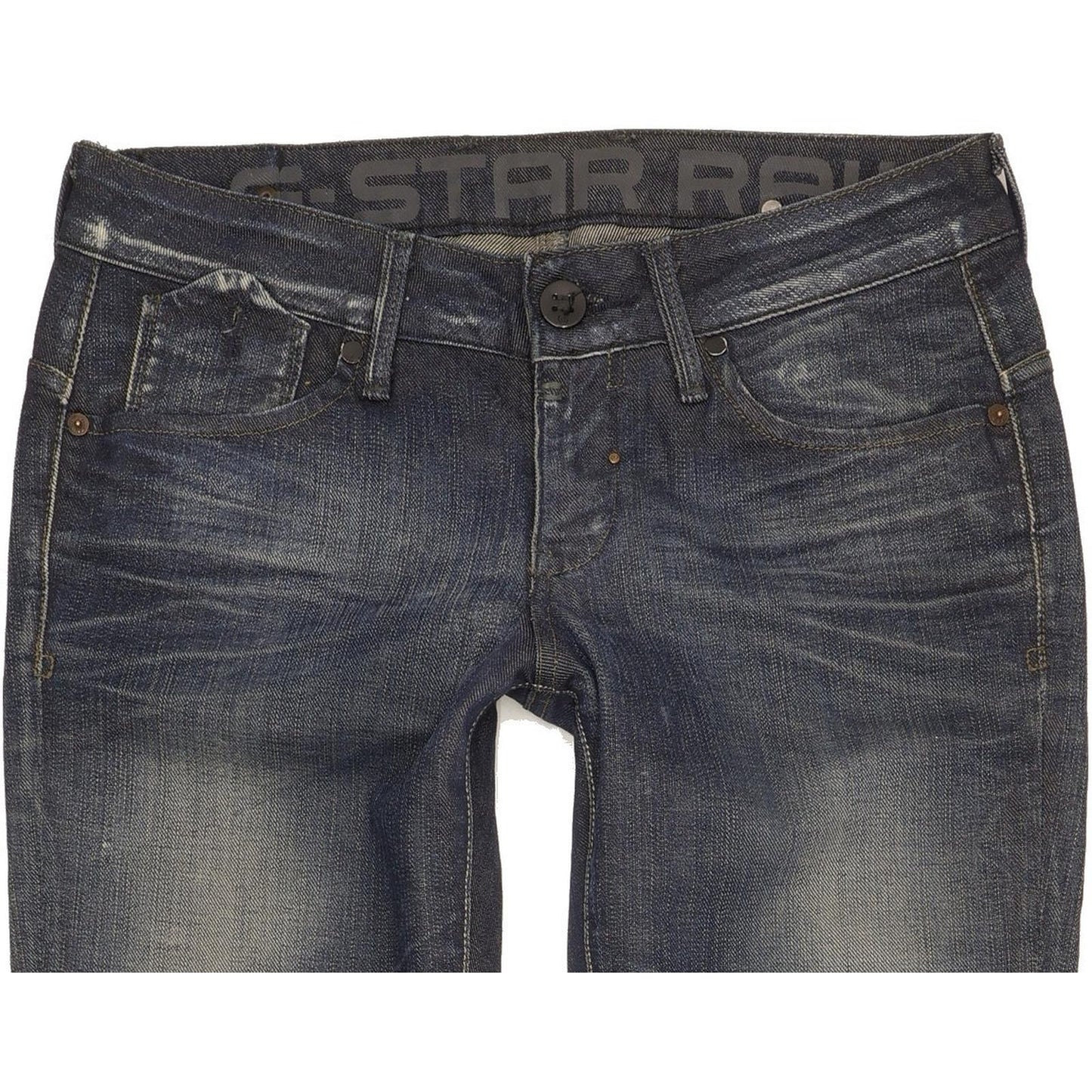 G-Star Corvet Women Blue Skinny Slim Stretch Jeans W30 L35