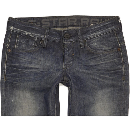 G-Star Corvet Women Blue Skinny Slim Stretch Jeans W30 L35