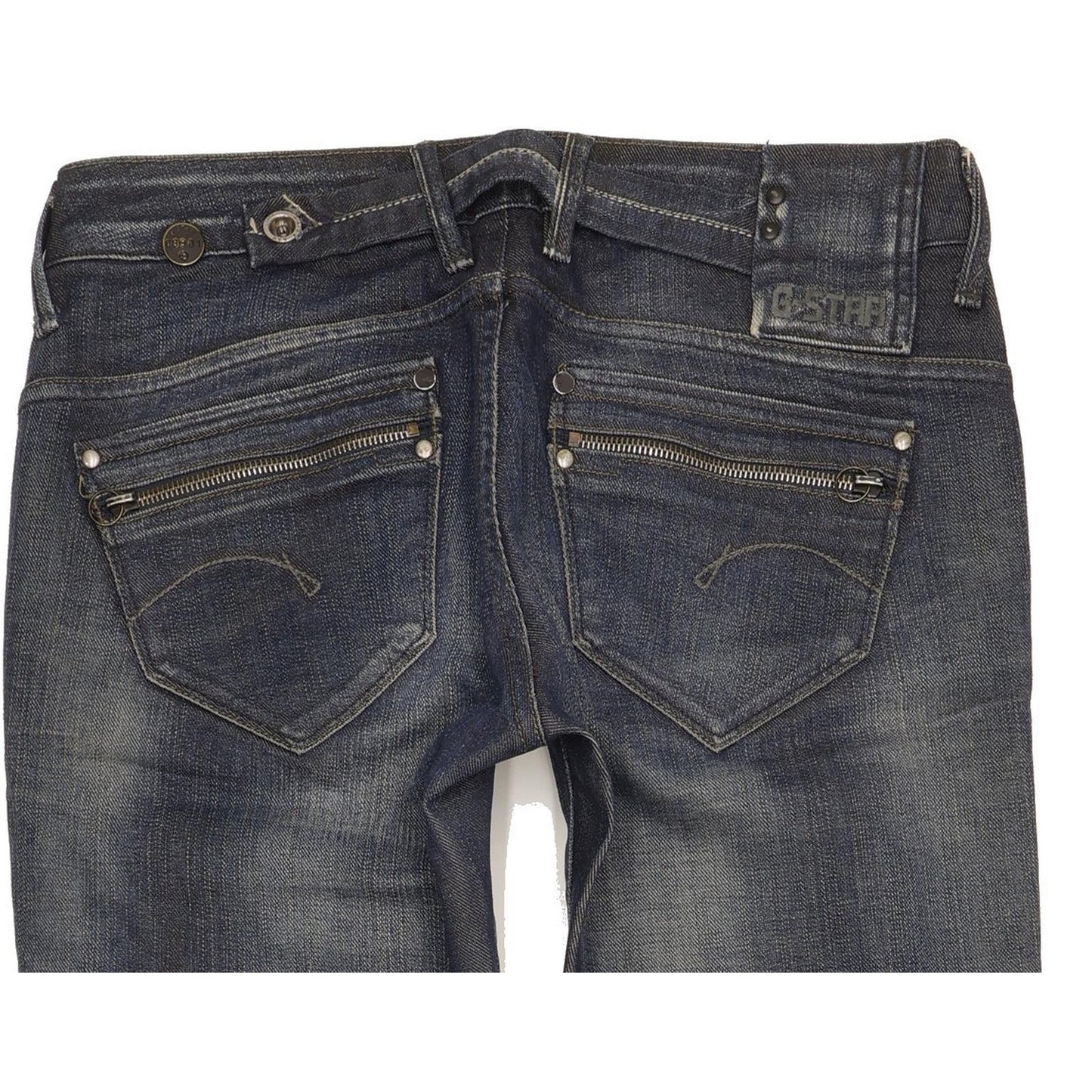 G-Star Corvet Women Blue Skinny Slim Stretch Jeans W30 L35