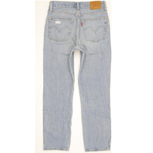 Levi's 501 Women Blue Straight Regular Jeans W25 L26