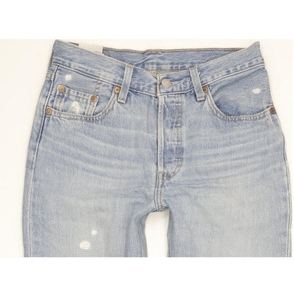 Levi's 501 Women Blue Straight Regular Jeans W25 L26