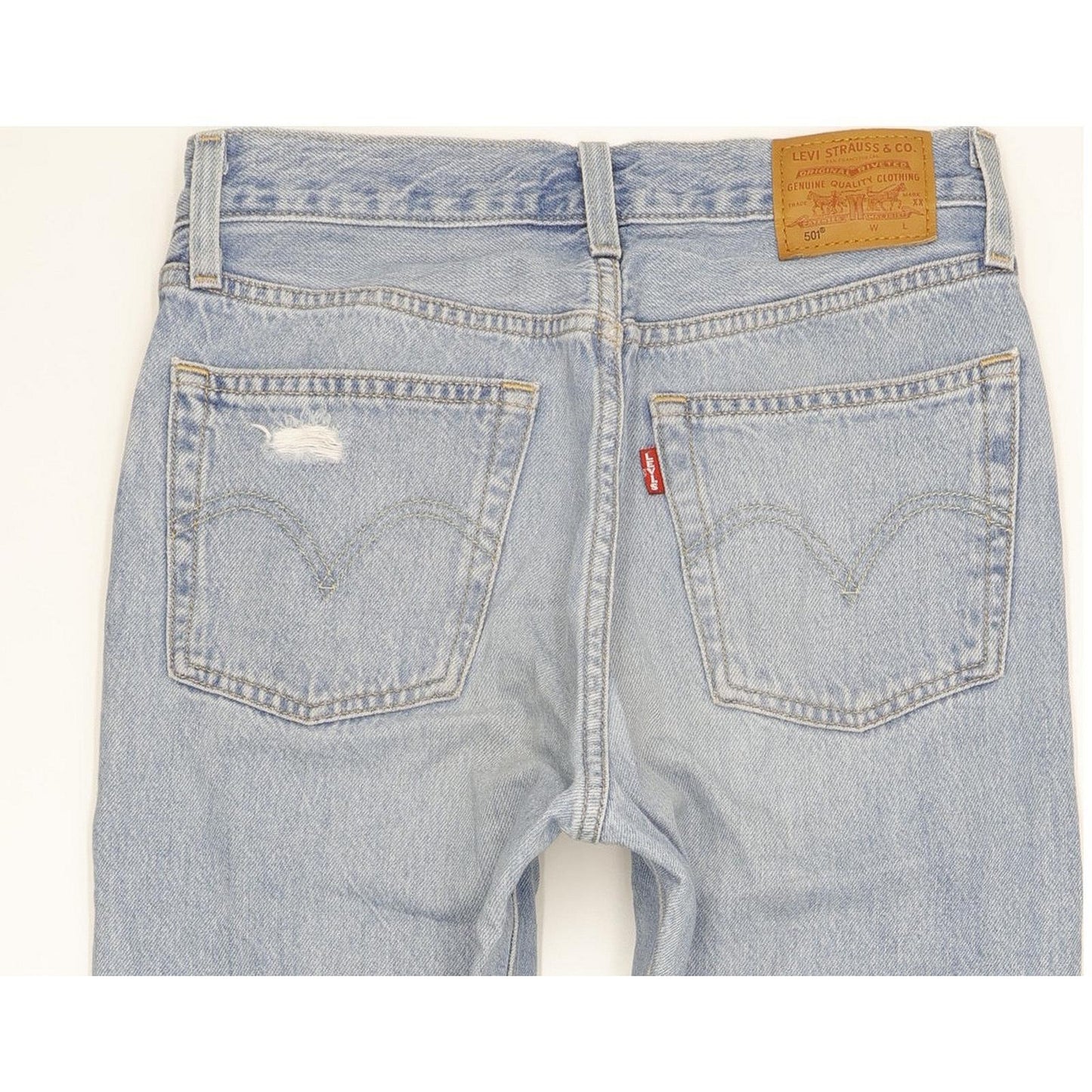Levi's 501 Women Blue Straight Regular Jeans W25 L26