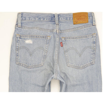 Levi's 501 Women Blue Straight Regular Jeans W25 L26