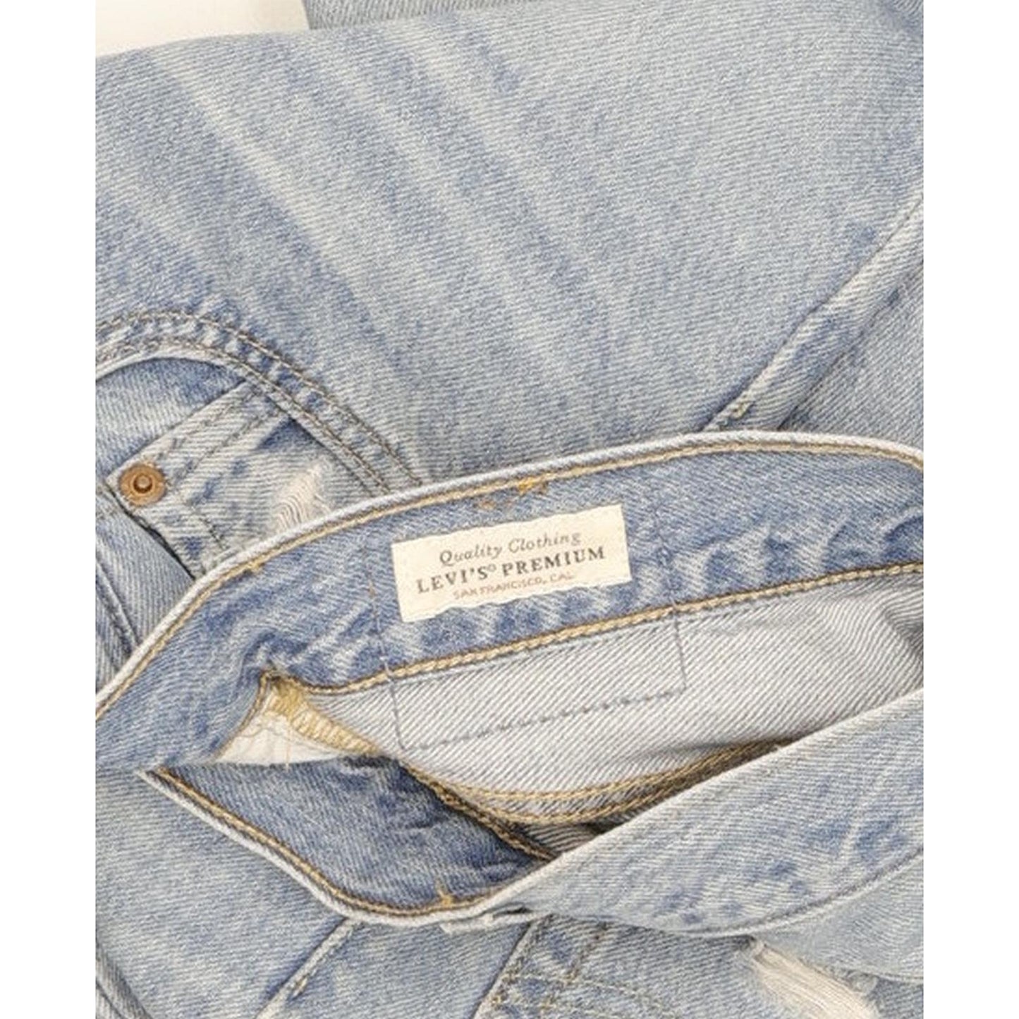 Levi's 501 Women Blue Straight Regular Jeans W25 L26