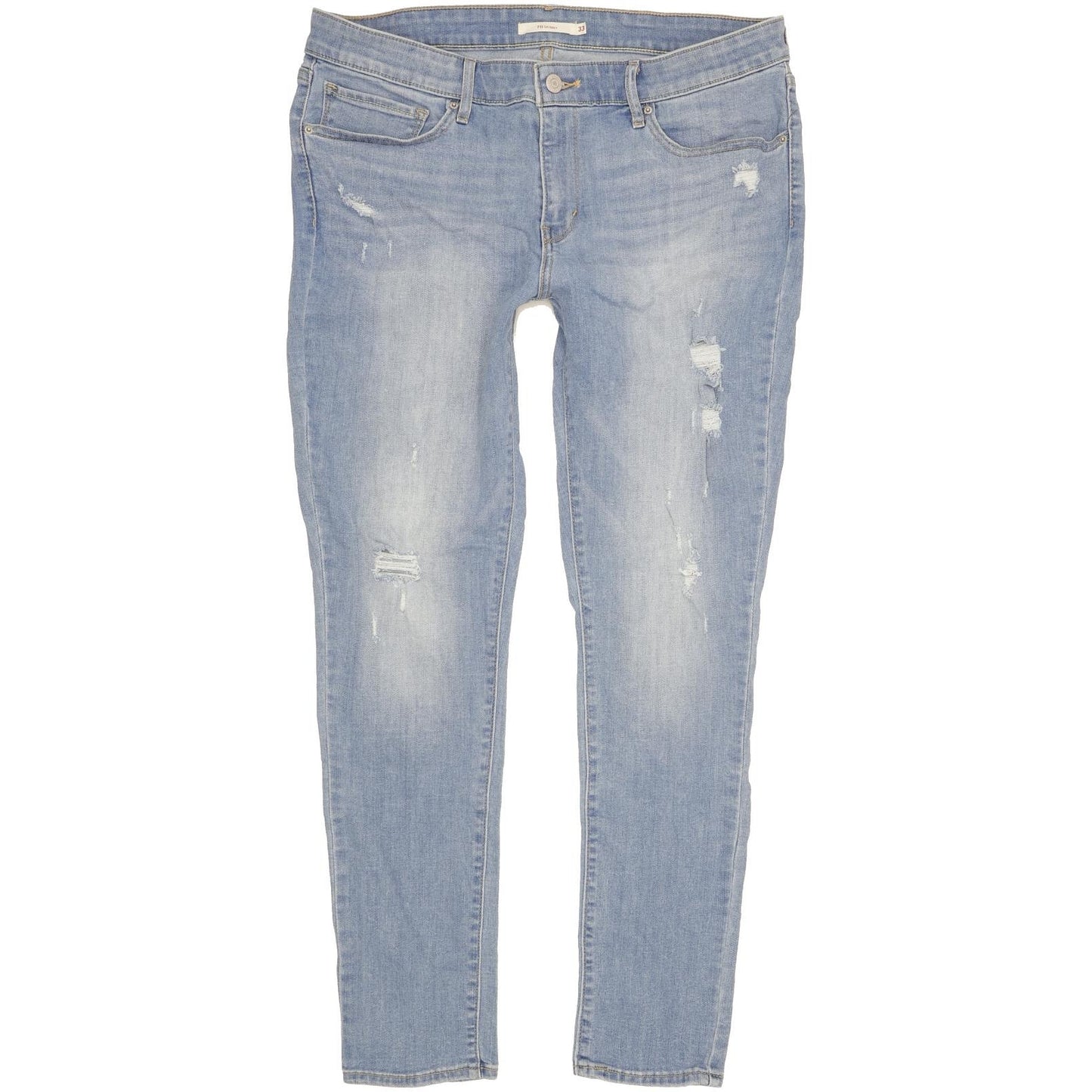 Levi's 711 Women Blue Skinny Slim Stretch Jeans W33 L30