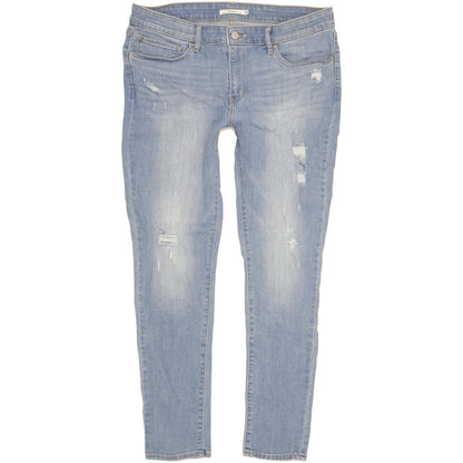 Levi's 711 Women Blue Skinny Slim Stretch Jeans W33 L30
