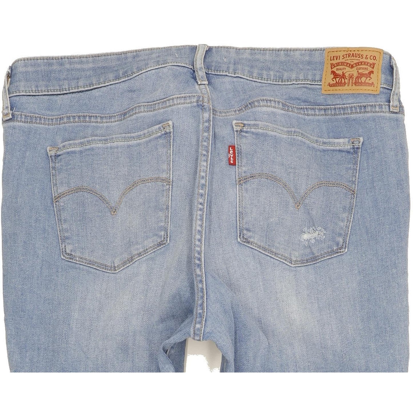 Levi's 711 Women Blue Skinny Slim Stretch Jeans W33 L30