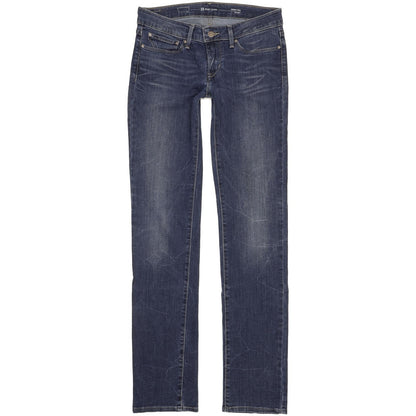 Levi's Slight Curve Women Blue Straight Slim Stretch Jeans W28 L34
