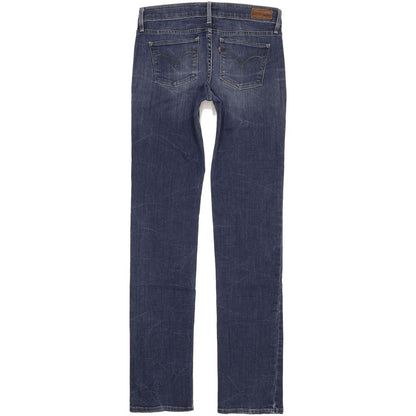 Levi's Slight Curve Women Blue Straight Slim Stretch Jeans W28 L34