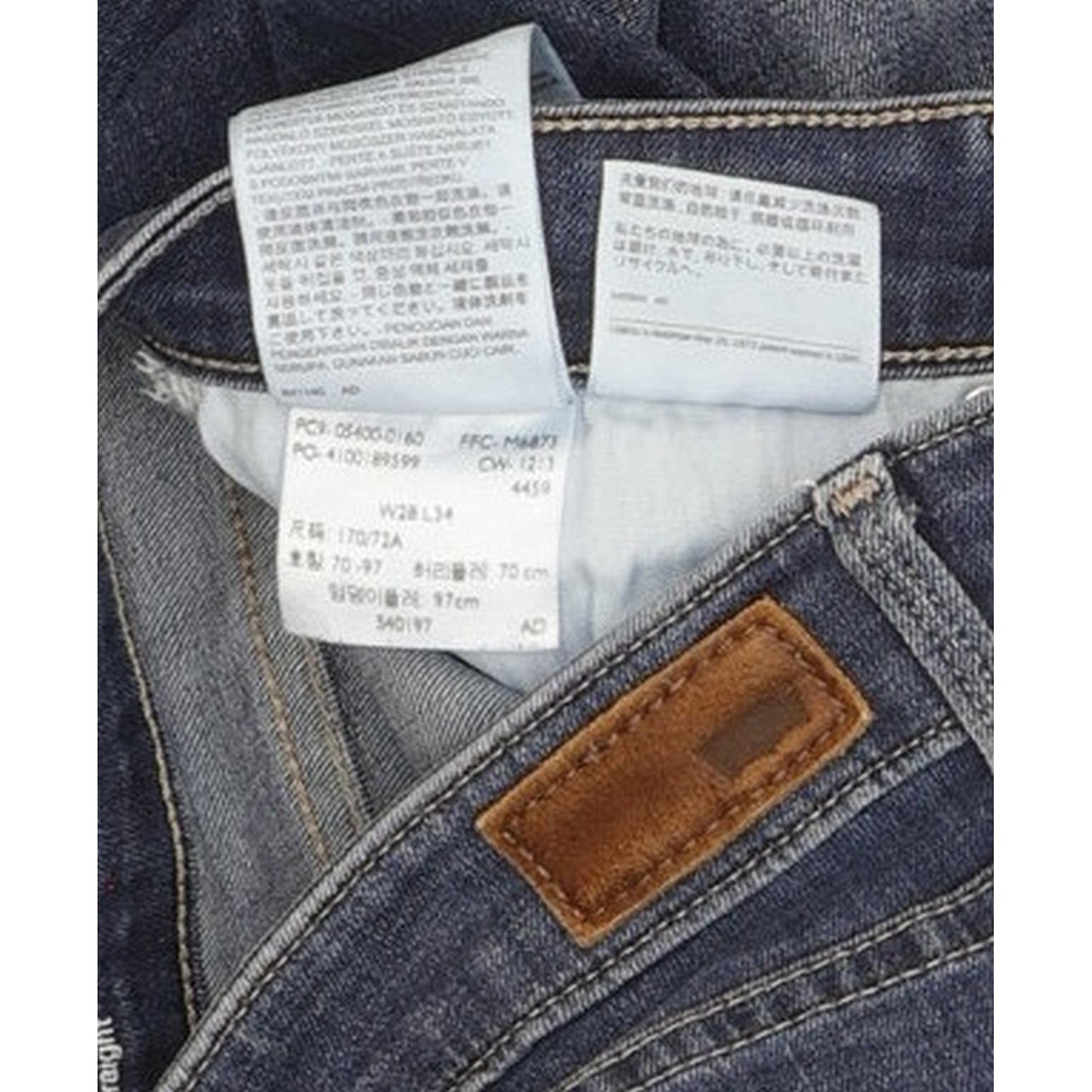Levi's Slight Curve Women Blue Straight Slim Stretch Jeans W28 L34