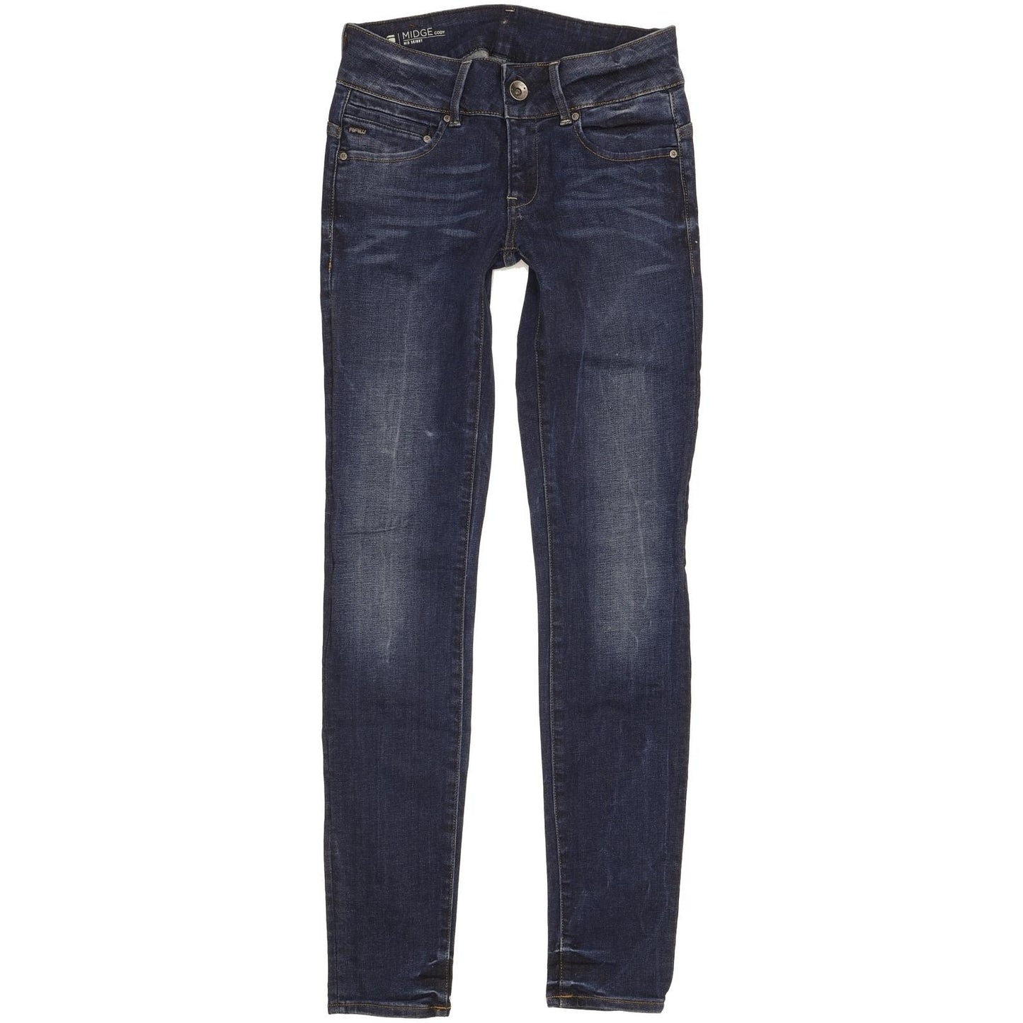 G-Star Midge Cody Women Blue Skinny Slim Stretch Jeans W24 L30