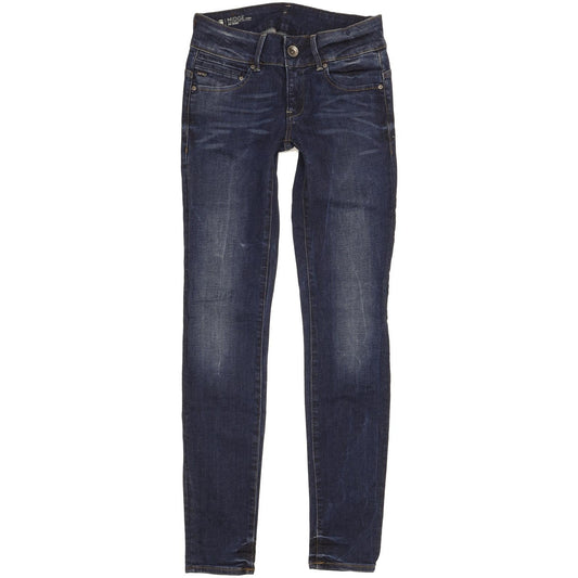 G-Star Midge Cody Women Blue Skinny Slim Stretch Jeans W24 L30